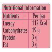 3 - On The Run Energy Bar,  6 Piece(s)/Pack  Fig & Date 