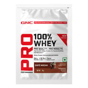 1 - GNC Pro Performance 100% Whey Protein New Formulation, 0.077 lb Cafe Mocha (Single Serve)