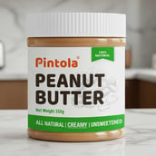 1 - Pintola All Natural Peanut Butter, 0.350 kg Creamy