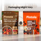 10 - Pintola High Protein Oats, 400 g Dark Chocolate