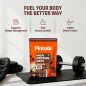 6 - Pintola High Protein Oats, 400 g Dark Chocolate