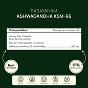 3 - Rasayanam Ashwagandha KSM-66 (Pack of 2),  60 capsules 