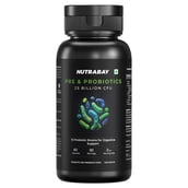 1 - Nutrabay Wellness Pre & Probiotic Digestive Support, 60 capsules (25 Billion CFUs)