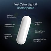 6 - Nutrabay Wellness Pre & Probiotic Digestive Support, 60 capsules (25 Billion CFUs)