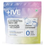 1 - Curiously +IVE Electrolytes Drink Mix Hydration + Recovery, 20 sachets/pack Lemonade + Guava