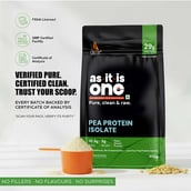 7 - AS-IT-IS Nutrition Pea Protein Isolate, 1.1 lb Unflavoured