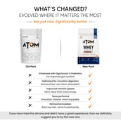 2 - AS-IT-IS Nutrition ATOM Whey Protein with Enzymes, 2.2 lb Double Rich Chocolate