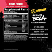 5 - Mutant Hardcore BCAA, 0.859 lb 30 Servings Grape