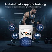 6 - AS-IT-IS Nutrition ATOM PWR Whey Protein XL, 4.4 lb Double Rich Chocolate