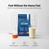 6 - AS-IT-IS Nutrition ATOM NXT Protein - Yeast Protein with DigeZyme, 1.1 lb Kesar Kulfi