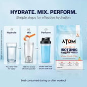 8 - AS-IT-IS Nutrition ATOM Rehydrate Isotonic Energy Drink, 2.2 lb Beachy Burst