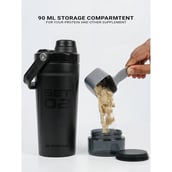 5 - MuscleBlaze ARC Steel shaker series,  Blackout Core  600 ml