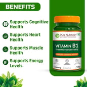 3 - Pure Nutrition Vitamin B1, Unflavoured 120 veggie capsule(s)
