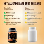 4 - BeastLife Anabolic Mass Gainer, 2.2 lb Strawberry Banana