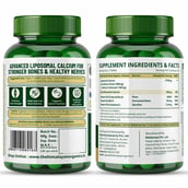 10 - Vlado's Himalayan Organics Liposomal Calcium 2100mg with Vitamin D3 + K2 (MK-7) & Vitamin B12, 60 tablet(s) Unflavoured