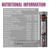Potencia Calcium + Magnesium Effervescent, 15 tablet(s) Strawberry Rose (Pack of 6)