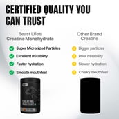 1 - BeastLife Creatine Monohydrate, Peach 1.1 lb