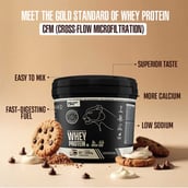 1 - BeastLife Pro Concentrate Whey Protein, 8.14 lb Cookies & Cream
