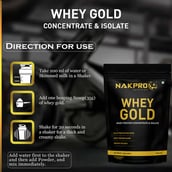 5 - Nakpro Whey Gold Protein Concentrate,  4.4 lb  Double Rich Chocolate 