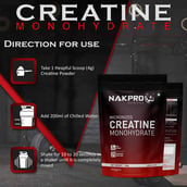 4 - Nakpro Creatine Monohydrate,  Fruit Punch  0.22 lb 