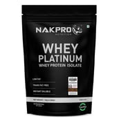1 - Nakpro Whey Platinum Whey Protein Isolate, 2.2 lb Strawberry