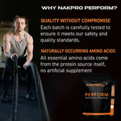 6 - Nakpro Perform Whey Protein Concentrate, 2.2 lb Double Rich Chocolate