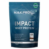 1 - Nakpro Impact Whey Protein, 2.2 lb Double Rich Chocolate (Pack of 2)