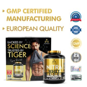 11 - One Science Nitra Whey Tiger Combo Pack, 4 lb Neapoliten Ice Cream with Daily Multivitamin 60 Capsules