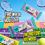 4 - Yogabar Protein Wafer (10g Protein), 10 bar(s) Cookies & Cream