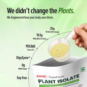 5 - GNC Plant Protein Isolate,  2 lb  Mango 