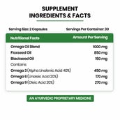 2 - Vlado's Himalayan Organics Omega 3 6 9 Vegan Natural Nutrition Supplement, 60 veggie capsule(s)