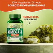 4 - Vlado's Himalayan Organics Vegan Omega 3 with DHA 1120mg,  60 veggie capsule(s) 