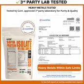 1 - NutriJa Soya Protein Isolate 90%,  1 lb  Cookies & Cream 