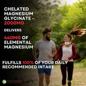 4 - Pure Nutrition Chelated Magnesium Glycinate, Unflavoured 120 tablets