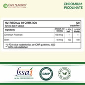 2 - Pure Nutrition Chromium Picolinate, 120 veggie capsule(s)