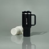 9 - MuscleBlaze Stainless Steel Vacuum Insulated Tumbler, Phantom Black 1.2 L