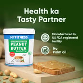 4 - Myfitness by brnd.me Natural Peanut Butter,  1.25 kg  Smooth 