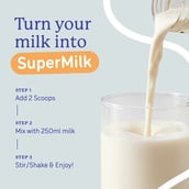8 - Supermilk Gritzo Growth for Boy/Girl 2-6 Yrs, 400 g Creamy Vanilla