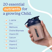 5 - Supermilk Gritzo Growth for Boy/Girl 2-6 years, 335 g Double Chocolate (Pouch)
