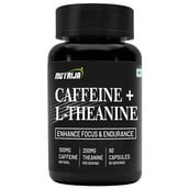 1 - NutriJa Caffeine 100mg + L-Theanine 200mg,  60 capsules 