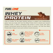 1 - Fuel One Whey Protein Powder,  0.44 lb  Rich Chocolate (Pack of 5)