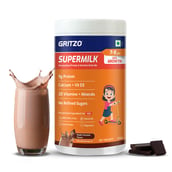 15 - Supermilk Gritzo Growth for Girl 7 to 9 years, 400 g Double Chocolate