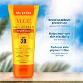 5 - VLCC Fair+Glow Sun Screen Lotion, 100 ml Ashwagandha & Wheatgram Extract