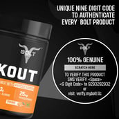 6 - Bolt Pre Workout, 0.66 lb Orange Tangy