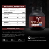 3 - Bolt Mass Gainer Super-Charged With Phycocyanin, 2 lb Piedmont Chocolate