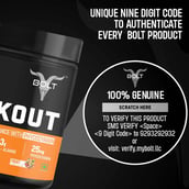 5 - Bolt Pre Workout, 0.66 lb Fruit Punch