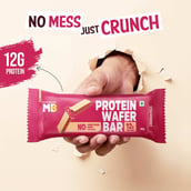 16 - MuscleBlaze Protein Wafer, 10 bar(s) Strawberry