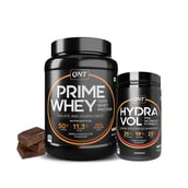 1 - QNT Prime Whey 2.2 lb Irish Chocolate with Hydra Vol Pre Workout Combo, 0.88 lb Fruit Punch