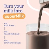 9 - Supermilk Gritzo Growth for Girl 13+ years, 400 g Double Chocolate