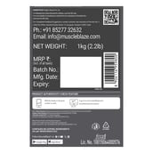 1 - MuscleBlaze Biozyme Performance Whey,  2.2 lb  Refill Pack Rich Chocolate 